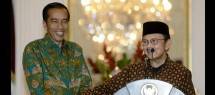 Presiden Jokowi dan BJ Habibie (Foto Setkab)
