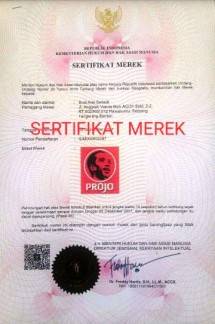  Logo Projo Bersertifikat (Foto Dok Industry.co.id)