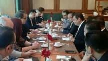 Airlangga Hartarto saat melakukan pertemuan dengan Delegasi Partai Buruh Australia (Foto: Dok. Industry.co.id)