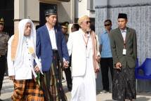 Presiden Jokowi dan Ulama Gresik Jatim (Foto Setkab) 