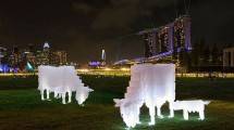 Kelap-Kelip Keindahan Warna-Warni di I Light Marina Bay 2018
