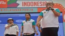 Direktur Utama BPJS Ketenagakerjaan, Agus Susanto bersama Menteri BUMN