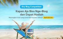 Ikut Airy Blog Competition 2018, Pasti Dapat Hadiah!
