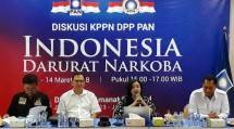 Anggota Komisi III DPR RI, Daeng Muhammad, Roy Marten, Yasmin Muntaz (moderator) dan Mantan Kepala BNN Budi Waseso