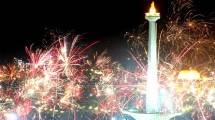Perayaan Tahun Baru di Monas ( Istimewa)