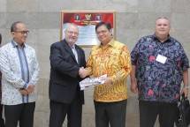Menperin Airlangga Hartarto pada pertemuan dengan Delegasi US-ASEAN Business Council (Foto: Humas)