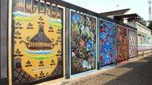 Kampung Batik di Kelurahan Larangan Selatan, Kecamatan Larangan, Kota Tangerang, Banten (Foto: kapetiga)