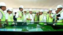 Menteri Basuki tinjau proyek bendungan