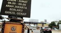 Pemberlakuan Ganjil Genap Tol Jagorawi dan Tol Tangerang