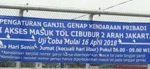 Tol Jakarta Ganjil Genap (dok INDUSTRY.co.id) 