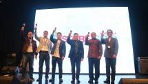 Grand launching StoreSend eLogistic Indonesia pada Kamis (12/4) di Upper Room, Jakarta. (Dina Astria/Industry.co.id)