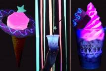 Es krim Glow in The Dark oleh Shirokuma x Cosmonauts. (Dok Industry.co.id)