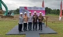 Direktur PT Jababeka Creed Residence, Handoyo Lim saat acara Ground Breaking Kawana Golf Residence (Foto: Ridwan/Industry.co.id)