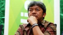 Direktur Citilink Albert Burhan saat menyampaikan pengunduran diri, Jumat (30/12/2016). (Rizki Meirino/INDUSTRY.co.id)
