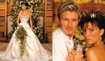 Gaun pernikahan Victoria Beckham yang harganya sangat fantastis. (Foto: New Jersey Bride)