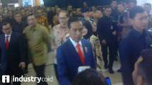 Presiden Joko Widodo usai membuka IPA 2018 (Hariyanto/INDUSTRY.co.id)