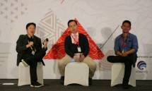 CEO dan Founder Ruang Guru Adamas Belva saat mengikuti sesi industri track dalam rangkaian The 1st NextICorn International Summit