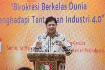 Menteri Perindustrian Airlangga Hartarto 