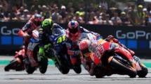 Marc Marquez makin memperlebar posisi di puncak klasemen setelah berhasil memenangi MotoGP Prancis di Sirkuit Le Mans, Minggu (20/5/2018).