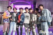 BTS saat syuting MV Fake Love. (Foto: Dispatch)