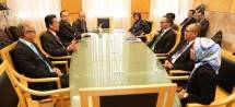 Menteri Ketenagakerjaan RI M. Hanif Dhakiri saat melakukan pertemuan dengan Minister of Home Affairs Brunei Darussalam, Haji Awang Abu Bakar Bin Haji Apong 