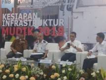 Forum Merdeka Barat (FMB) dengan tema "Mudik 2018 Guyub, Aman, dan Nyaman" di Ruang Serba Guna Kementerian Komunikasi dan Informatika, Jakarta.