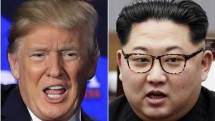Presiden Amerika Serikat Donald Trump dan Pemimpin Korea Utara, Kim Jong-un