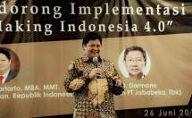Menperin Airlangga di Kawasan Industri Jababeka Cikarang (dok INDUSTRY.co.id)