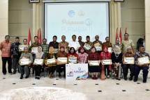Menteri Komunikasi dan Informatika Rudiantara saat melepas 25 ASN Purnabakti di Kementerian Komunikasi dan Informatika (Foto: Dok. Kemenkominfo)