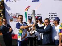 BRI Meriahkan Gelaran Kirab Obor Asian Games 2018 di Denpasar (Foto Dok Industry.co.id)