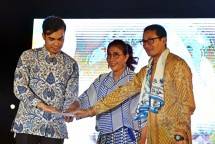 Peluncuruan H&S Supreme yang dihadiri oleh Menteri Susi dan Wagub DKI, Sandiaga Uno