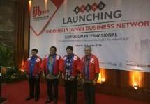 Menteri Perindustrian Airlangga Hartarto bersama Duta Besar Jepang untuk Indonesia Masafumi Ishil dan Utusan Khusus Presiden untuk Jepang Rahmat Gobel saat meresmikan IJB-Net di Jakarta (Foto: Ridwan/Industry.co.id)