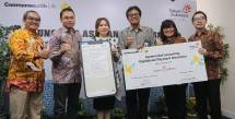 GM Enterprise Segmen Healthcare and Welfare Services Telkom Umar Dani, DirBis dan Marketing PT Finnet Indonesia Syaiful Rahim, Alternative Distribution Channel Director PT Commonwealth Life Indrayana Agussaputra, 