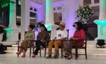 Dirjen IKM Kemenperin Gati Wibawaningsih bersama Anne Avantie saat membuka pergelaran Pasar Tiban (Foto: Ridwan/Industry.co.id)