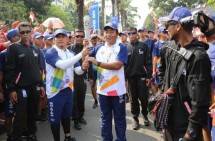 Bank BRI Gelar Kirab Obor Asian Games di Corporate University BRI (FotoRino)
