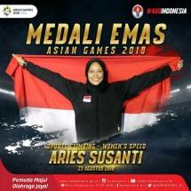 Atlet Panjat Tebing, Aries Susanti Rahayu sumbang emas kedelapan untuk Indonesia