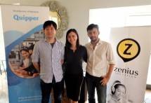 Kiri-Kanan (Takuya Homma selaku Founding Member Quipper Indonesia, Founder Zenius Education, Sabda PS, dan Talitha Founder Solve Education)