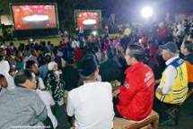Presiden Jokowi dan Masyarakat Lombok(Foto Setkab)
