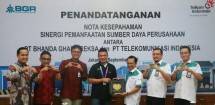 Penandatangan nota kesepahaman BGR dengan Telkom