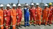 Wamen ESDM Arcandra Tahar saat meninjau Onshore Processing Facility (OPF) PT Saka Energi Indonesia di Gresik
