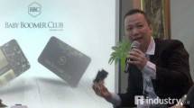 Chandra Gregorius saat memaparkan tentang Baby Boomer Club. (Hariyanto/INDUSTRY.co.id)