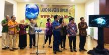 Dirut TVRI Helmy Yahya (Paling Kanan) Bersama Jajaran Direkssi dan Dewan Pengawas TVRI saat Meluncurkan Situs Web TVRI kemarin (18/9)
