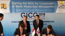 Kementerian PUPR dan K-Water Tandatangani MoU Kerjasama Manajemen Sumber Daya Air