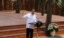 Presiden Joko Widodo saat menghadiri Festival Kesatuan Pengelolaan Hutan (KPH) Tingkat Nasional dan Pameran Usaha Kehutanan (PUSAKA) Tahun 2018 (Foto: Kemenpar) 