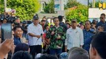 Presiden Joko Widodo kunjungi Palu