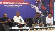 Forum Merdeka Barat 9, Asian Para Games: Pesta Kemanusiaan dan Kesetaraan di gedung Kominfo, Senin (1/10/2018).