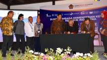 Penandatanganan perjanjian dukungan pembiayaan dan penjaminan sejumlah proyek infrastruktur