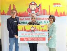 Tao Kae Noi Beri Donasi untuk Korban Gempa Bumi dan Tsunami Palu 