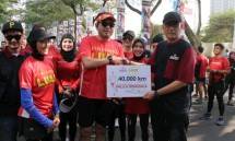 AGP Ganti Setiap Kilometer Pelari IndoRunner Dalam Bentuk Bantuan untuk Korban Gempa Palu