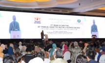 Ketua Umum Kadin Indonesia Rosan P. Roeslani saat membuka sidang tahunan The Islamic Chamber of Commerce, Industry and Agriculture (ICCIA)
